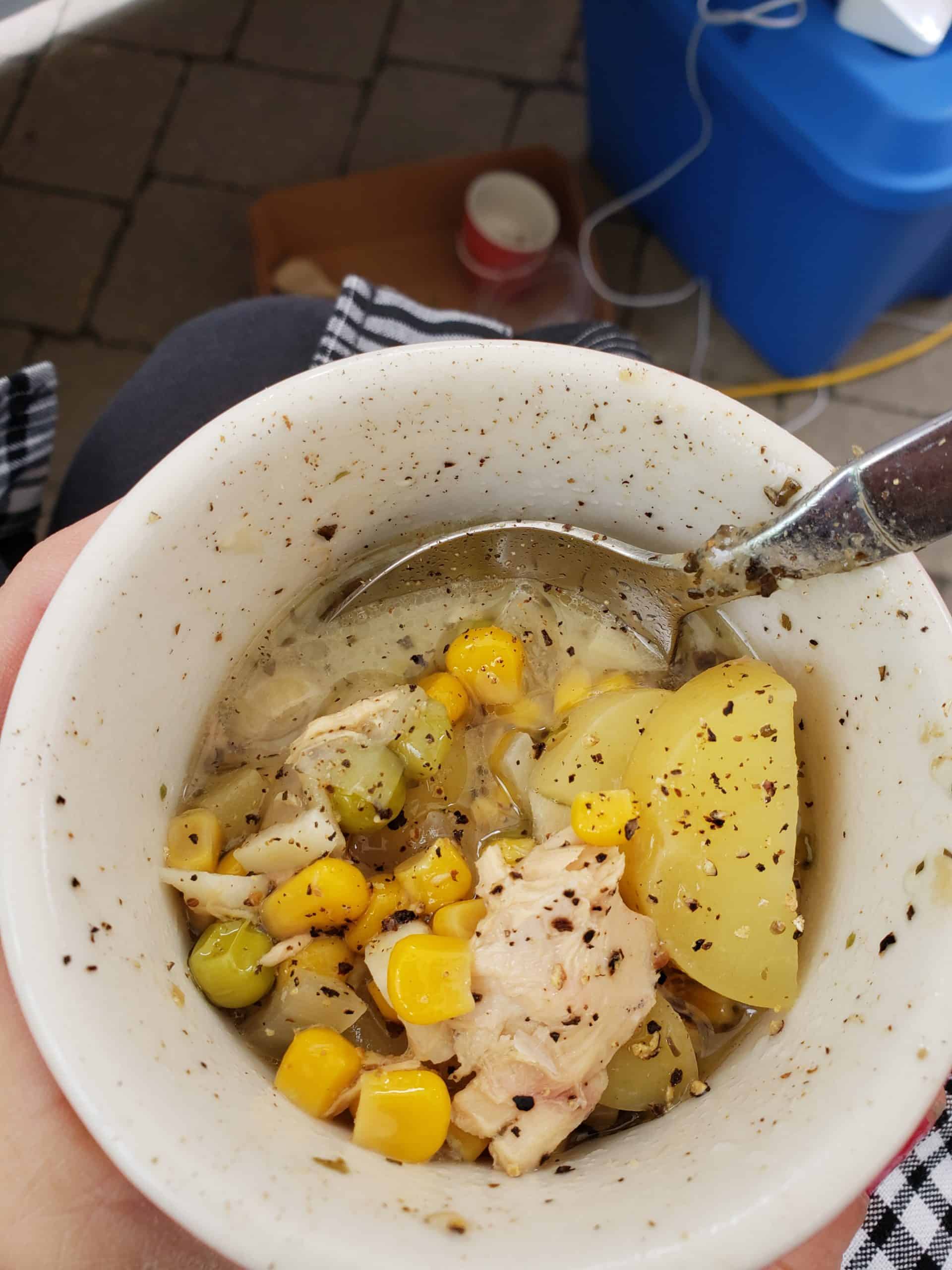 seafood chowder with whitefish and corn- Tanya-Ray Fishing